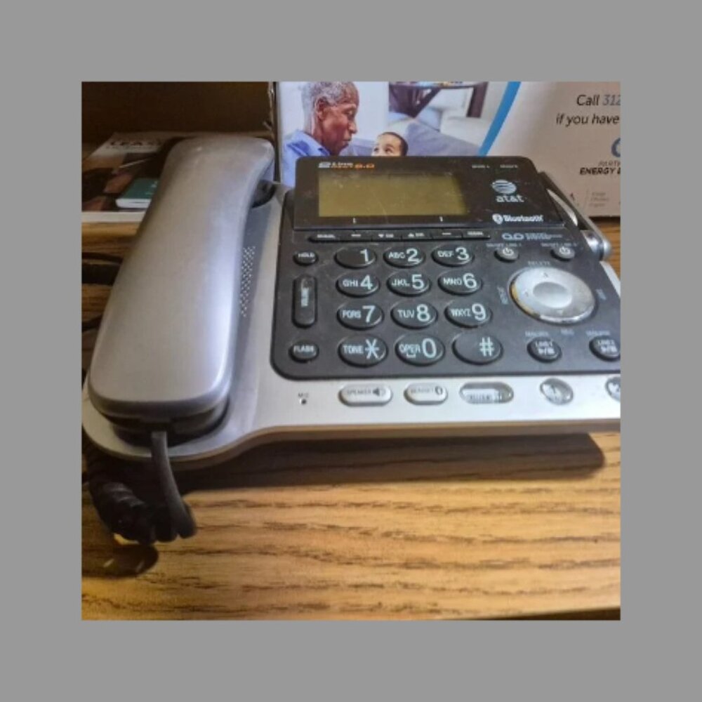 AT&T 2 Line Answering Machine Phone